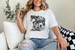 Retro Cowgirl Dog PNG, Western Wild West Digital Download, Product Image 6
