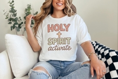 Holy Spirit Activate PNG, Faith Christian Shirt, Digital Product Image 5