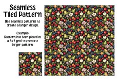 Garden Fruit Digital Papers - Seamless Patterns Product Image 5