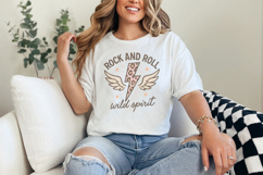 Rock And Roll Wild Spirit PNG, Retro Lightning Bolt Leopard Product Image 2