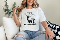 Capybara Spirit Animal PNG, Capybara Lover, Capybara Gift, Product Image 6