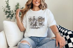 Cowboy Horse png, Vintage Wrangler PNG, Retro Cowboy Art, Product Image 6