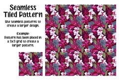 Exotic Orchids Digital Papers - Seamless Patterns Product Image 5