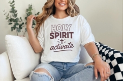 Holy Spirit Activate PNG, Christian Shirt PNG, Faith Product Image 3