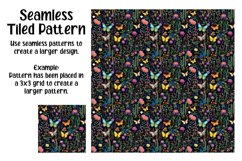 Butterfly Garden Digital Papers - Seamless Patterns Product Image 5
