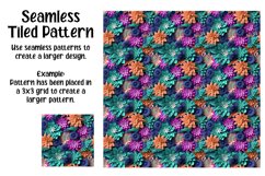 3D Floral Explosion Digital Papers - Seamless Patterns Product Image 5
