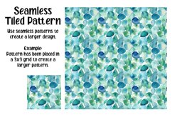 Watercolor Sea Glass Digital Papers - Seamless Patterns Product Image 5