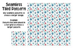 Christmas Ornaments Digital Papers - Seamless Patterns Product Image 5