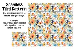 Music and Flowers Digital Papers - Seamless Patterns Product Image 5