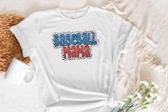 Trending Baseball Mom PNG, Dalmatian Glitter Sublimation Product Image 6