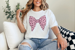 Coquette Bow Png, Leopard Girly Bow Design, Game Day Product Image 3