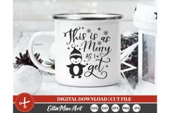 This is as Merry as i get SVG, Christmas SVG, Santa svg, PNG Product Image 3