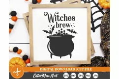 Witches brew SVG, Halloween SVG, Pumpkin svg, Witch SVG Product Image 1