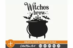 Witches brew SVG, Halloween SVG, Pumpkin svg, Witch SVG Product Image 2