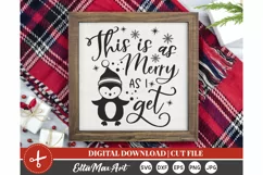 This is as Merry as i get SVG, Christmas SVG, Santa svg, PNG Product Image 2