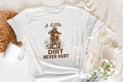 A Little Dirt Never Hurt PNG, Motocross Digital Download, Product Image 4