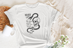 Never Let the Same Snake Bite You Twice PNG, Skull Snake Product Image 3