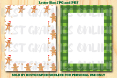28 Christmas Border Letter Size Printable Papers JPG PDF Product Image 8