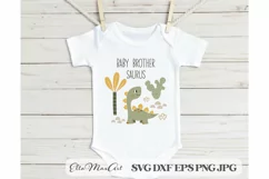 Baby brother saurus SVG, Dinosaur Svg, Baby SVG, Dino Svg, Product Image 4
