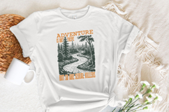 Funny Outdoors Forest Camping, Sublimation and Clipart PNG, Product Image 7