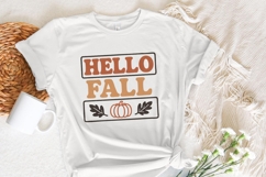 Hello Fall PNG, Autumn PNG, Pumpkin PNG, Fall Digital Product Image 4