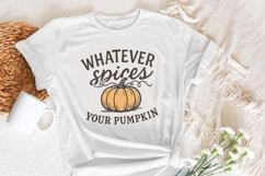 Whatever Spices Your Pumpkin PNG, Fall Quote Shirt, Autumn Product Image 2