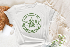 Fires Friends Fun Camping Crew PNG, Campfire Digital Product Image 3