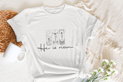 He Is Risen PNG, Easter Sublimation Design, Jesus Christian Product Image 4