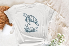 Sea Turtle PNG Clipart, Ocean Animal Illustration, Marine Product Image 5