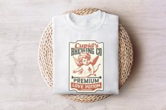Cupid PNG, Retro Valentine Design, Love Sublimation Art, Product Image 7