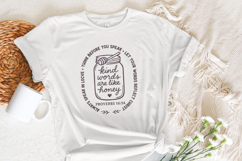 Kind Words Are Like Honey PNG, Proverbs 16:24 Digital Product Image 4