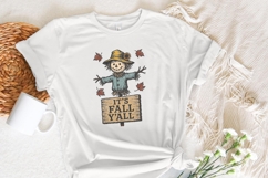 It’s Fall Y’all PNG, Scarecrow Autumn Shirt, Cute Fall Product Image 7
