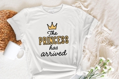 The Princess Has Arrived PNG, Baby Shower Shirt Design, Product Image 3