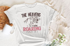 Heavens Roaring: Matching Pocket Sublimation PNG, Digital Product Image 4