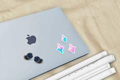 Shiny Holographic Halloween Stickers, Digital Sticker Sheet Product Image 7
