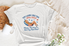 Funny 4th of July png, Cute Hot Dog png, Funny USA PNG, 4th Product Image 4