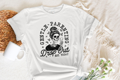 Gentle Parenting PNG, Funny Mom PNG, Skull Mom PNG, Mom Product Image 1