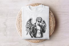 Sexy Cupid PNG, Valentines Day Digital File, Retro Boy Product Image 7