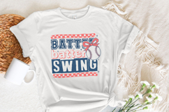 Retro Baseball PNG, Batter Batter Swing Baseball Mom Art, Product Image 5