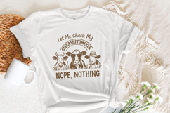 Funny Cow Giveashitometer PNG, Digital Download Clipart, Product Image 4