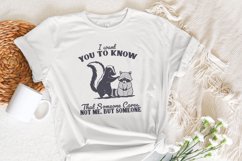 Sarcastic Saying PNG, Funny Raccoon Skunk Png, Adult Humor Product Image 7