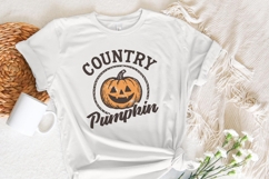 Country Pumpkin PNG, Country Pumpkin Shirt, Fall Halloween Product Image 5
