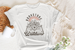 Bookstore Wanderer PNG, Cute Trendy Bookish Artsy Design, Product Image 4