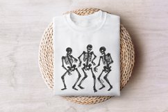 Dancing Skeletons PNG, Funny Skeleton Clipart, Gothic Product Image 7