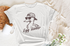 Egg Hunter PNG, Duck Backwards Hat, Kids Easter PNG, Boys Product Image 5