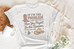 If I&#039;m The Problem PNG, Country Music Download, Nashville Product Image 5