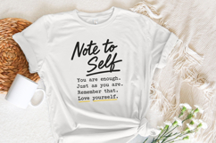 Note To Self PNG Digital Download, Motivational Product Image 3