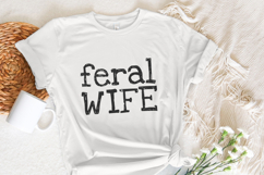 Feral Wife PNG Digital Download, Sublimation DTF Design, Product Image 4