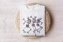 Dancing Skeletons PNG, Funny Skeleton Design, Spooky Product Image 7