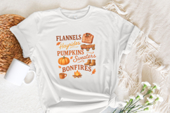 Flannels Hayrides Pumpkins Sweaters Bonfires PNG Fall Product Image 5